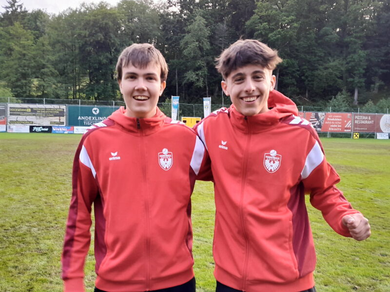 Perchtoldsdorfer Teamspieler Severin und Laurin